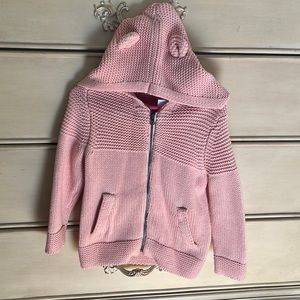 BabyGap cozy teddy bear hooded knit sweater! 🧸